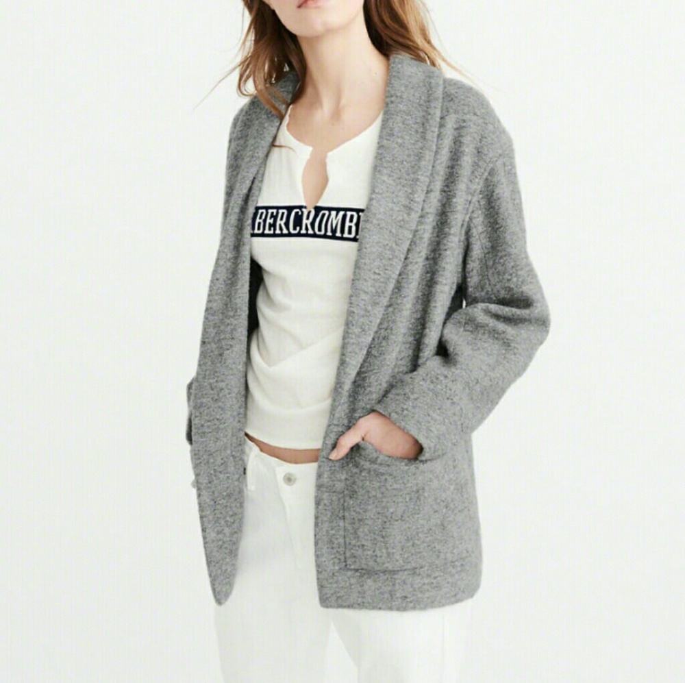 Abercrombie wool blended coat